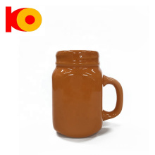 Best selling Caramel Color plump ceramic milk can